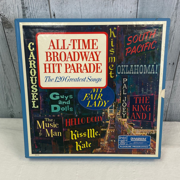 Vintage 1966 All Time Broadway Hit Parade 120 Greatest Songs 11 Vinyl Album Set - Picture 1 of 4